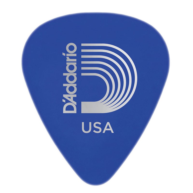 D'addario Planet Waves 1DBU5 Duralin Standard Guitar Picks Medium/Heavy 1.0mm Blue